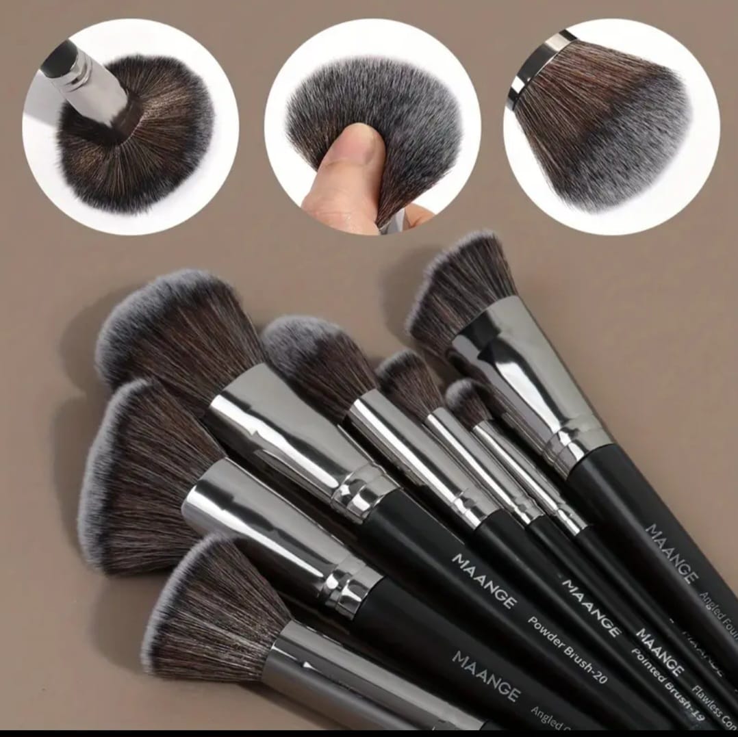 37 Pcs Makeup Tool Set with a Box, including 25 Makeup Brushes and 12 Sponges Accessories, Perfect for Valentine's Day, Mother's Day Gift, Portable for Travel, Travel-Friendly Set, Basic Makeup Brushes