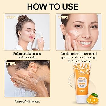 Orange Exfoliating Gel for Face & Body - NineMillions